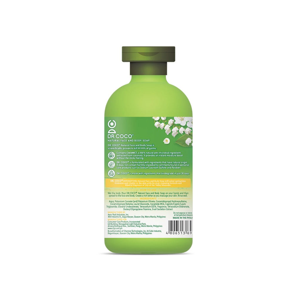 Dr. Coco Natural Liquid Body Soap - Fresh Spring Blossom 250ml