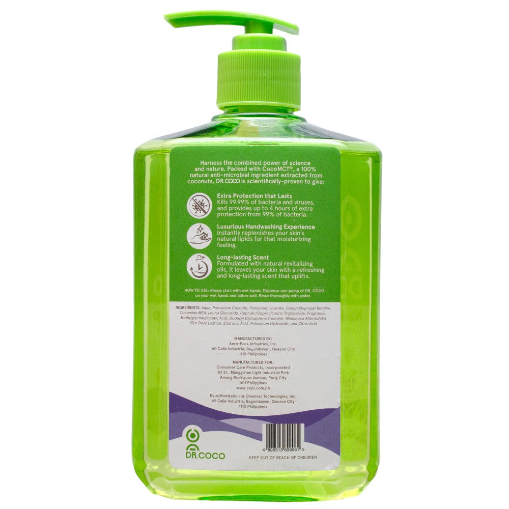 Dr. Coco Natural Hand Wash Soap - Natural Lavender 500ml Bottle