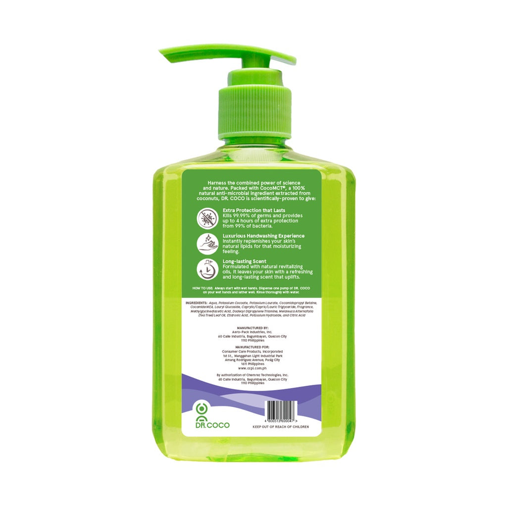 Dr Coco Hand Soap Natural Lavender 500ml Ref + Free 250ml NL Promo