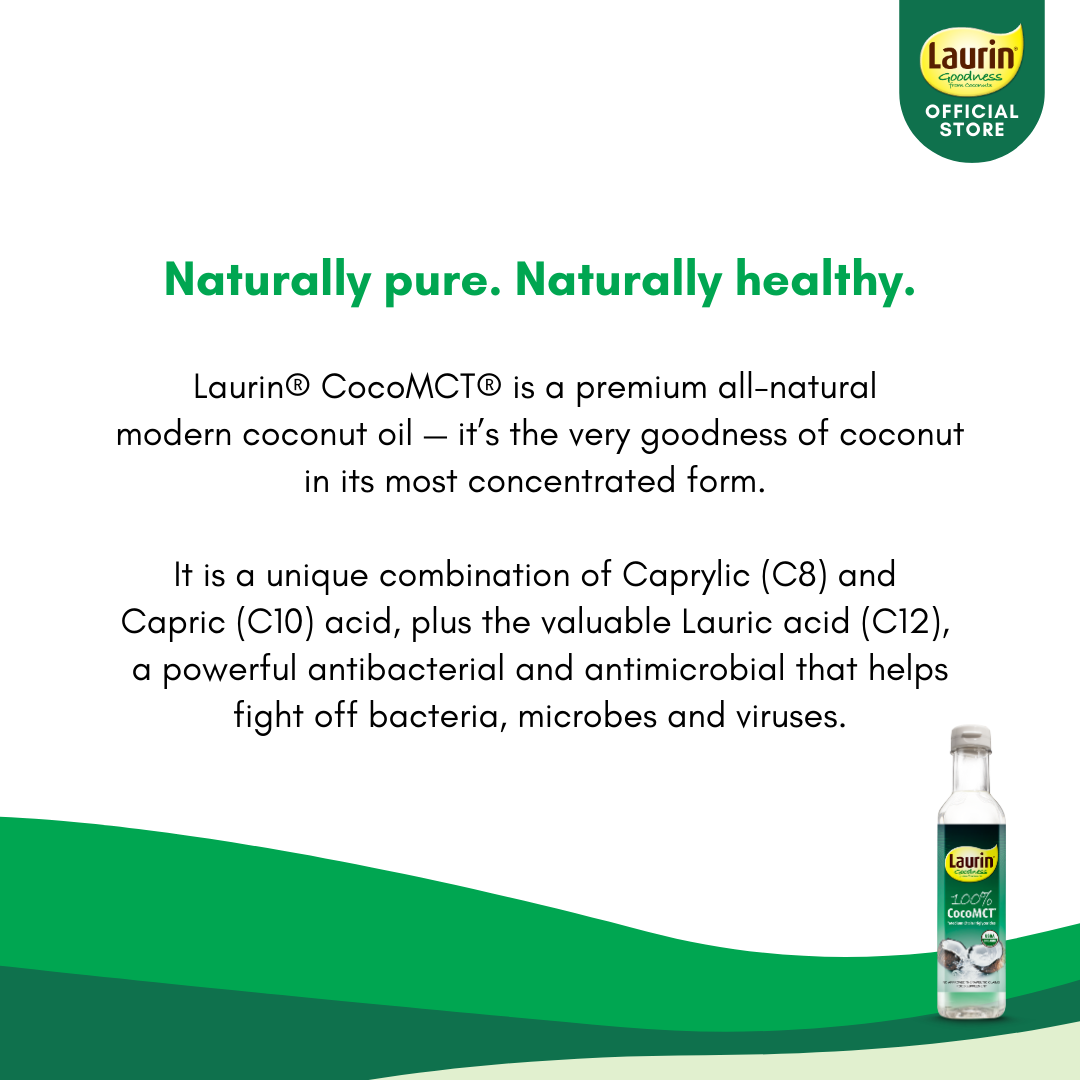 Laurin Organic  100% CocoMCT Oil (500ml)